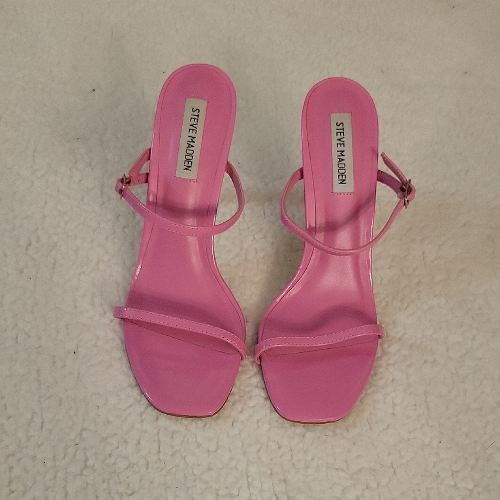 Steve Madden Vibrant Pink Heeled Sandals